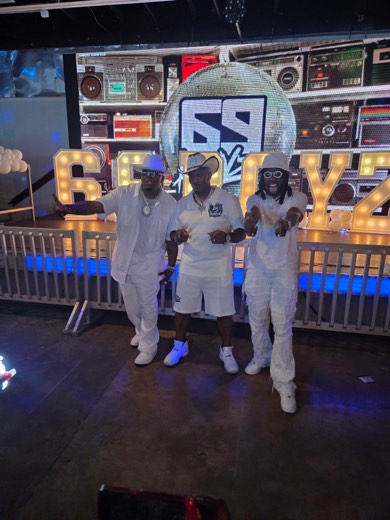 M_B live on stage with 69 Boyz